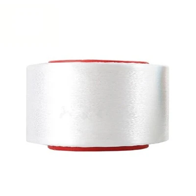 เส้นด้ายโพลีเอสเตอร์ร้อนละลายเส้นใยสีขาว 100D